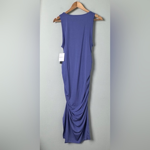 NWT Beyond Yoga Spacedye Icon Midi Dress in Indigo Size Large - Picture 8 of 16